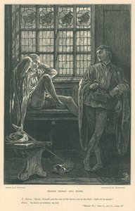 Illustration för kung Henrik IV, del i av Frederick Barnard