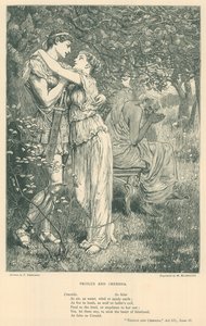 Illustration till Troilus och Cressida av Frederick Barnard