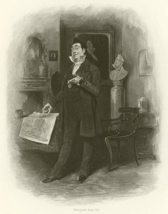 Mr. Pecksniff (gravyr) av Frederick Barnard