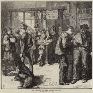 Marknaden för hundkött och kattkött, Paris av Frederick Barnard