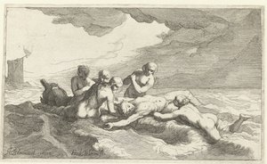 Hjälte en Leander av Frederick Bloemaert