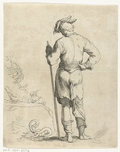 Stående man The draw book of Abraham Bloemaert (serietitel)