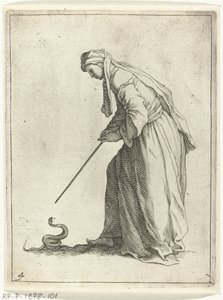 Kvinna med en orm 15 små figurer (serietitel)
