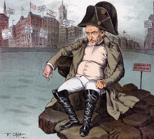 "Wall Streets lille Napoleon" i exil av Frederick Burr Opper
