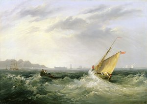 Cheshire vid mynningen av floden Mersey, 1838 (för par se 257064)