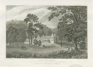 Sandwell Park - Hall: gravyr och [mitten av 1800-talet] (tryck) av Frederick Calvert