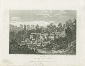 Soho Manufactory från Ninevah Road: stålgravyr, nd [c 1830] (tryck) av Frederick Calvert
