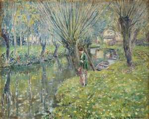 Vid floden av Frederick Carl Frieseke