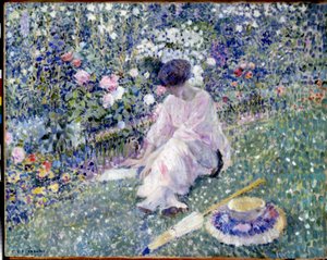 Trädgård i juni av Frederick Carl Frieseke