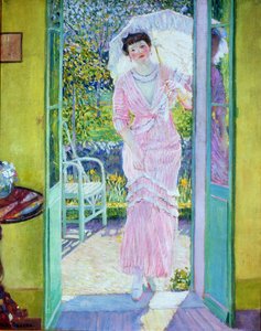God morgon, ca 1912-13 (olja på duk) av Frederick Carl Frieseke