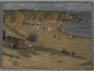 Le Pouldu landskap, ca 1901 av Frederick Carl Frieseke
