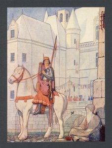 S:t Martin, 400-talet, festival 11 november (färglitografi) av Frederick Cayley Robinson