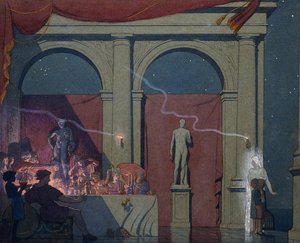 Tyltyl förvandlar diamanten i The Palace of Luxury, 1911