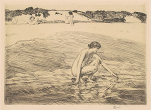 High Tide, Montauk, 1922. av Frederick Childe Hassam