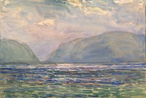 Middag ovanför Newburgh, 1916. av Frederick Childe Hassam