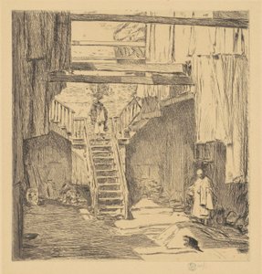 Old Chinatown, San Francisco, 1904. av Frederick Childe Hassam