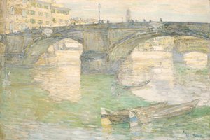 Ponte Santa Trinità, 1897. av Frederick Childe Hassam