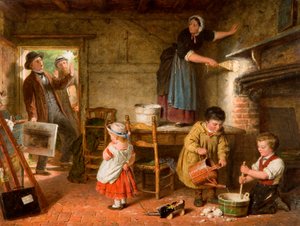 Den bestörta konstnären, 1866