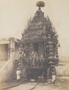 Juggernaut Car, Madras, 1850-talet.