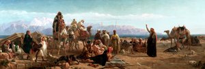 "Tidig morgon i Shurs vildmark", 1860 av Frederick Goodall