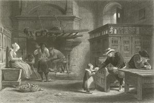 The Homely Meal, Bretagne av Frederick Goodall