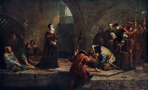 Thomas Cranmer vid Traitors Gate, 1553 1926. av Frederick Goodall