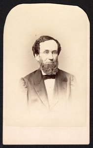 Porträtt av oidentifierad man, cirka 1860-talet.