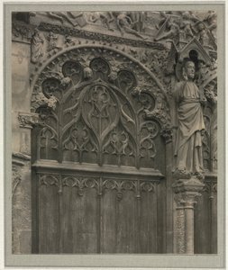 Bourges katedral: Crypt Under Nave, ca. 1900.