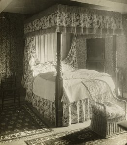 Kelmscott Manor: Sängen Wm. Morris föddes i av Frederick H. Evans