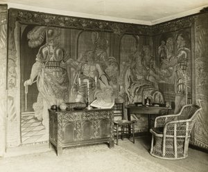 Kelmscott Manor: I rummet med gobelängvävnader
