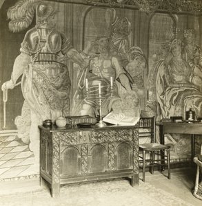 Kelmscott Manor: Tapestry Detaljer av Frederick H. Evans