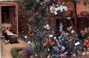 En trädgårdsgräns av Frederick Hamilton Jackson