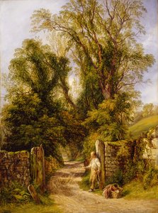 En glimt av Wharfdale, Yorkshire, 1835-1886.