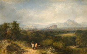 Edinburgh från Corstorphine, 1846.
