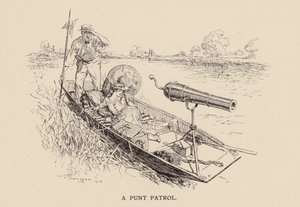 A Punt Patrol (litografi) av Frederick Henry Townsend