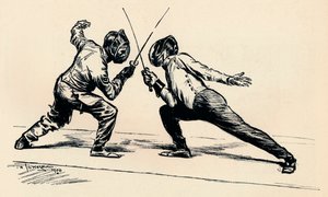 Fäktare, 1900