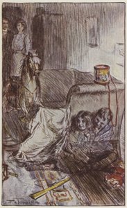 Illustration för They av Rudyard Kipling (färg litho) av Frederick Henry Townsend