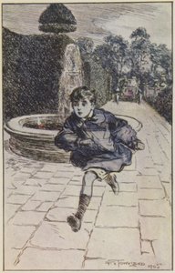 Illustration för They av Rudyard Kipling (färg litho) av Frederick Henry Townsend