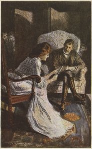 Illustration för They av Rudyard Kipling (färg litho) av Frederick Henry Townsend