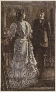 Illustration för They av Rudyard Kipling (färg litho)