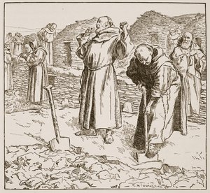 Klosterskötsel, illustration från 