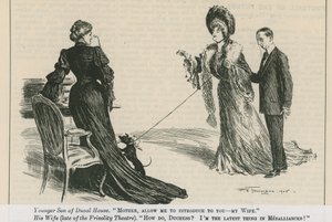 Mamma, låt mig presentera min fru för dig. av Frederick Henry Townsend