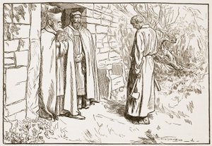 Owini vid klostret, illustration från 