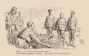 Soldat anklagad för att ha slagit en kamrat (litografi) av Frederick Henry Townsend