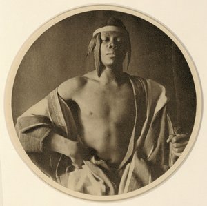 En etiopisk hövding, 1887