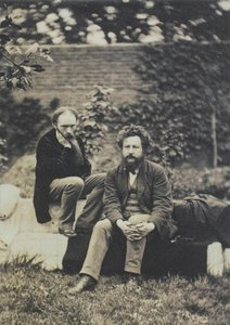 Edward Burne Jones och William Morris, William Morris Gallery, London (fotografi) av Frederick Hollyer