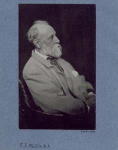Porträtt av George Frederick Watts (1817-1904) av Frederick Hollyer