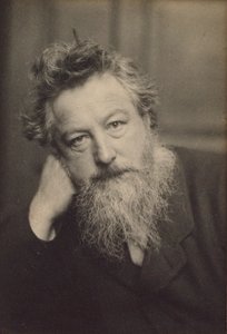 Porträtt av William Morris 1834-1896.