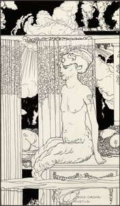 Guldfaunen Tiberius, c.1910 av Frederick Ilbery Lynch