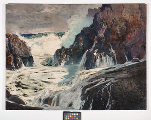 Efter stormen, ca 1925 (olja på plywood) av Frederick Judd Waugh